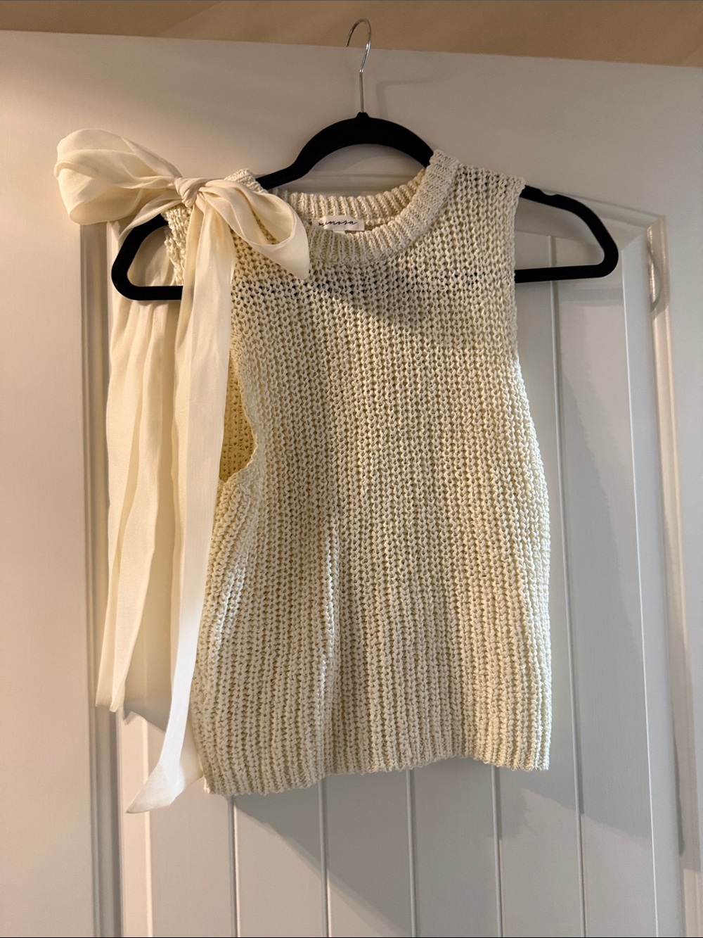 Bow detail sweater